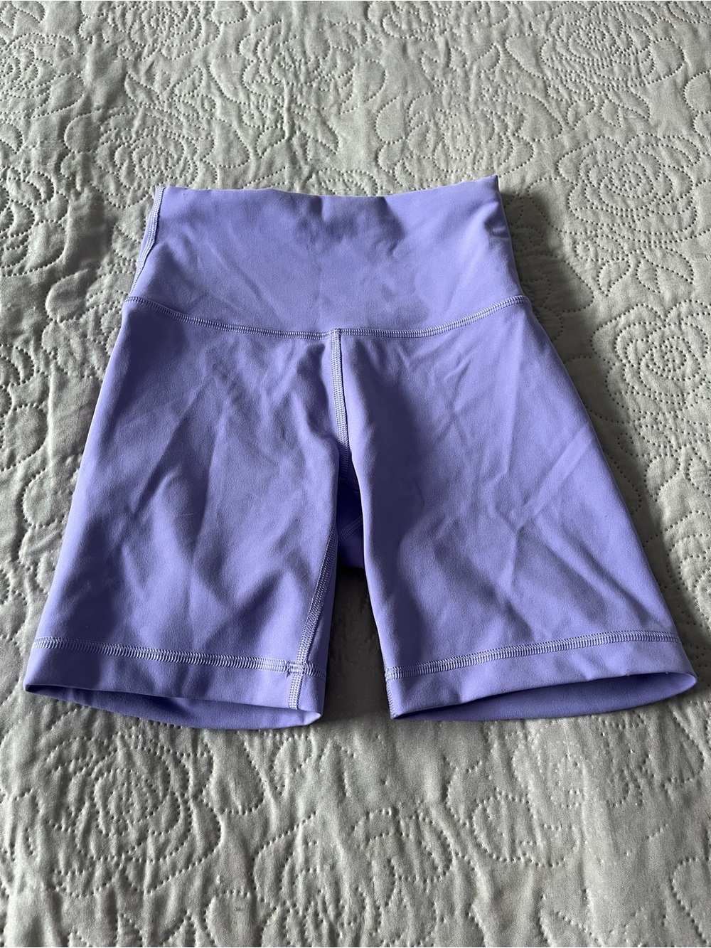 lululemon athletica Lavender Wunder Train High-Rise Bike Shorts 6”